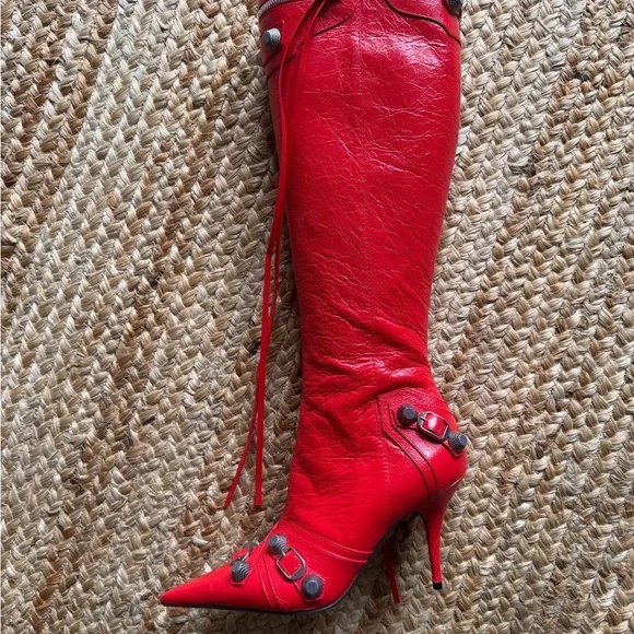 Balenciaga Red Boots - Picture 4 of 5